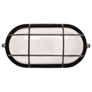 Светильник НПП1402 черный/овал с реш.60W IP54  IEK