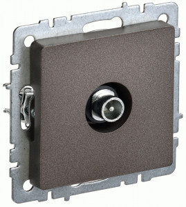 IEK BRITE мех. роз. СУ TV проходная РТВ10-0-БрТБ бр. BR-A10-P-K45