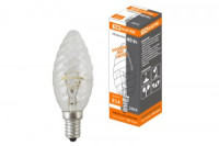 TDM лампа свеча витая E14 40W прозрачная (100!) SQ0332-0013