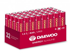 Э/п Daewoo  Energy Alkaline LR03/286  pack-32