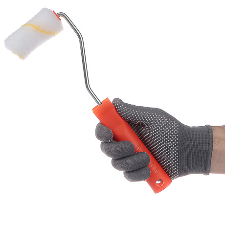 ЕРМАК Валик в сборе "полиэстер" 70мм, D15мм, ворс 12мм, ось 6мм