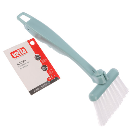 VETTA Щетка для чистки оконных проемов, поворот 360 гр. 21х7см, пластик