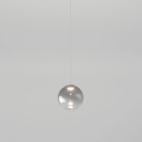 Eurosvet св-к подвес. LED 1W 80х80х1680 4200K 4K 77lm мет хром/дым Wonder 50234/1 Умный дом a058641