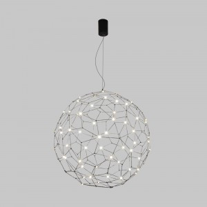 Bogate's св-к св/д подвесной 30W 2403lm 4000K 800х800х2400 мет. черн. жемчуг Alioth 453/1 a065009