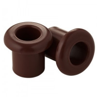 Bylectrica РЕТРО Втулка вывода кабеля, термопластик, ШОКОЛАД (10шт/уп, цена за уп.) ЮЛИГ.757522.017