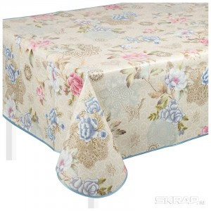 Скатерть ПВХ с бейкой 135*110см,МАЖОР арт 588/2 "Живопись"/105342