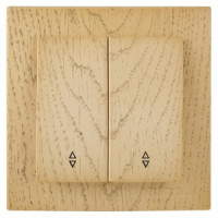 Nilson выкл. 2 кл. СУ (инд.) (проходной), TOURAN WOOD, клён 24281009