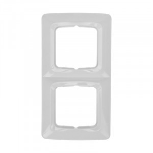 KRANZ DEA Рамка 2 мест. (горизонт.) Бел KR-78-0226