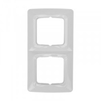 KRANZ DEA Рамка 2 мест. (горизонт.) Бел KR-78-0226