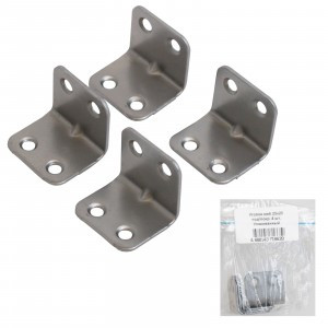 Уголок меб 25х25 без покр. 4 шт. Инд.упаковка+ШК (цена за 4шт) (200) Кунгур