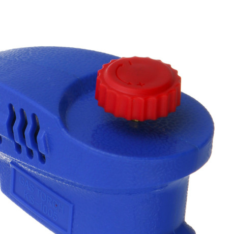 Горелка газ. с пьезорозжигом тм РОКОТ, цанг. захват, шир. cопло; 15,3х4,5х7,2см