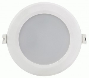 IEK св-к св/д даунлайт ДВО 1713 белый круг 9W(630lm) 4000К 4K IP40 145x31 LDVO0-1713-09-4000-K01