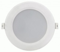 IEK св-к св/д даунлайт ДВО 1713 белый круг 9W(630lm) 4000К 4K IP40 145x31 LDVO0-1713-09-4000-K01