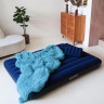 INTEX Матрас надувной Classic downy (Fiber tech) Квин, руч.насос, 2 подушки, 152x203x25см, 64765