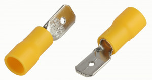 ЭРА Наконечник плоский изолир. (папа) РпИп 2,5-6,0 мм2 желтый (уп.10шт, цена за уп) 63364