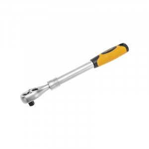 Ключ телескопический трещоточный 1/2, 330-460мм, CrV, двухкомпонентная рукоятка KRANZ, KR-12-8411