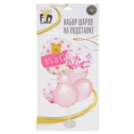 FNtastic Набор шаров 7шт на подставке, пластик, фольга, арт 6