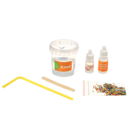 ХОББИХИТ Набор экспериментов серия Юный химик, "CRAZY СЛАЙМ", 10х20,2х6,5см, 5 дизайнов, 926