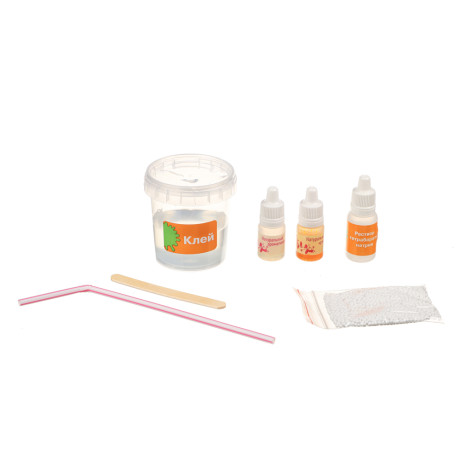 ХОББИХИТ Набор экспериментов серия Юный химик, "CRAZY СЛАЙМ", 10х20,2х6,5см, 5 дизайнов, 926