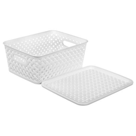 VETTA Корзина для хранения с крышкой "Сеул", 25x20x10см