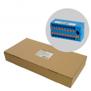 STEKKER Зажим блоч.д/распр.тока нагруз.push-in, 18т,сеч.2,5мм,690V,41А,син.LD580 PTFIX 6-18/26 49755