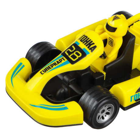 ИГРОЛЕНД Машинка инерционная "Супер Карт", металл, ПП, 16х5х8 см, 3 дизайна