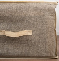 Короб для хранения, 60x50x35 см, искусственный лен, тканевые ручки, 17099, Linen, Еврогарант
