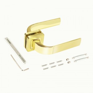 АЛЛЮР АРТ "ДЕНИО" SB/PB (2276) квадратное основание мат.золото/золото Комплект ручек (20)