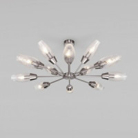 Eurosvet люстра E14 12x60W 980х0х550 металл прозрачный/сатин никель Thalia 60140/12 a055498