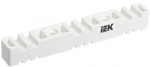 IEK Изолятор шинный плоский ИШП 3P для шин 5 и 10 мм 270 мм YIS40-3-270