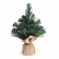 Елочка 30см в плетеном мешочке, ПВХ  533-331 Neon Night