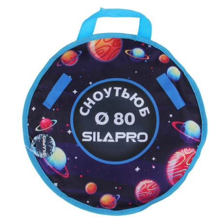 SILAPRO Сноутьюб с сиденьем "Планетарий", d=80см, оксфорд 600D, резина R14, ПВХ