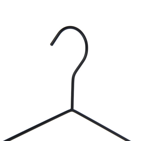 VETTA Вешалка с перекладиной, 41х19.5х0.3 см, металл, дерево, черный глянец