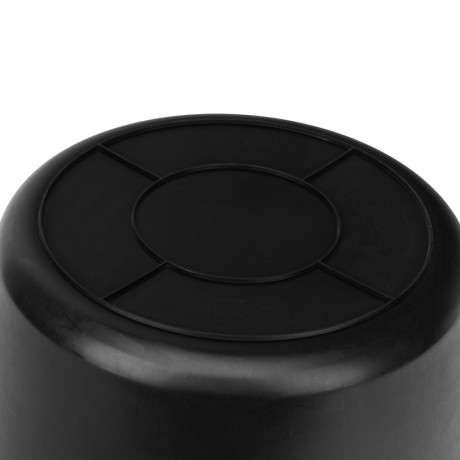 Таз круглый строительный, черный, 30 л, Сибртех