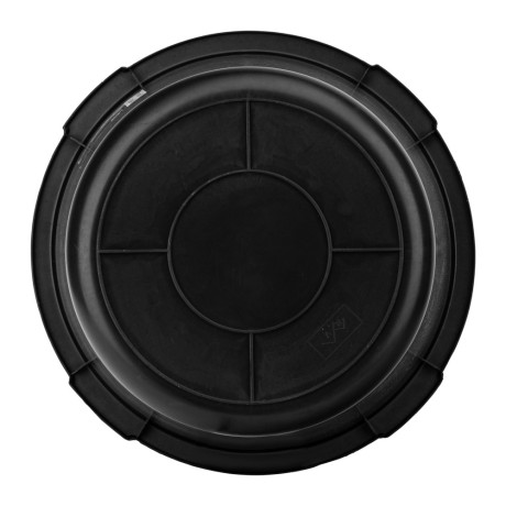 Таз круглый строительный, черный, 30 л, Сибртех