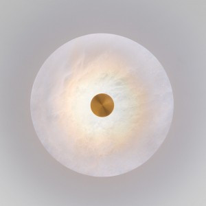 EUROSVET Бра св/д 13W 1134lm 300х300х90 металл белый/латунь Thasos 40341 LED