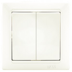 Bylectrica СТИЛЬ выкл. 2 кл. СУ IP44 беж., (С510-829 беж.)