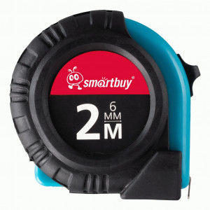 Smartbuy Рулетка измерительная длина 2м, прорезиненный корпус, промо, SBT-MTP-200p2