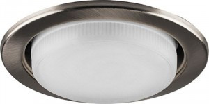 Feron св-к встр. GX53 DL53 круг титан max11W 106x20  28946