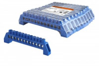 TDM Шина &quot;N&quot; нулевая в изоляторе 6х9мм 12 групп никелированная SQ0801-0320