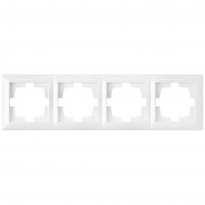 Bylectrica СТИЛЬ Рамка 4 мест. белый, (ЮЛИГ.735212.217)