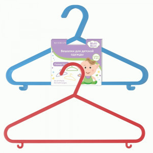 Вешалка-плечики детская р.32-36см, набор 4шт/уп (кратность 3!!!) пластик VL90-178