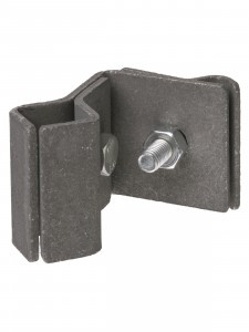 TDM Держатель фальцевый стальной зажим 45х60мм для прута 6-10мм, гор.цинк SQ2402-3279