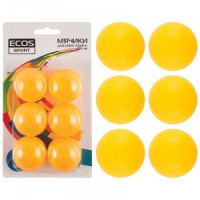 Мячики д/пинг-понга (6 шт.) PPB-6B, материал: полипропилен, BL 323118