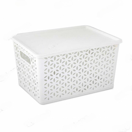 Корзина МИРАЖ 380х285х210мм крышка БЕЛ БШ8370 (7)