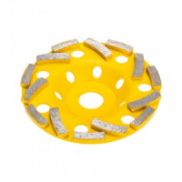 Чашка алмазная шлифовальная, Турбо-сегмент, 125х22,2мм KRANZ (цена за шт) KR-90-0258