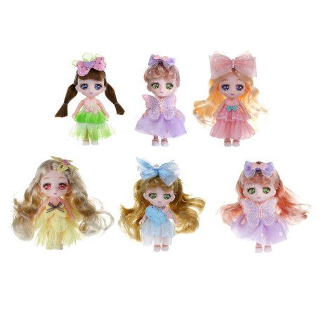 ИГРОЛЕНД Кукла в сумочке, PVC, PP, 6х13 см, 6 видов