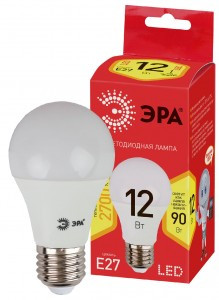 "ЭРА ECO ЛОН A60 E27 12W(960lm) 2700K 2K 120x60 A60-12w-827-E27  3662 (замена на 799271)