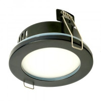 Feron св-к встр. GX53 DL544 круг черный IP44 max15W 98х98х42 51230