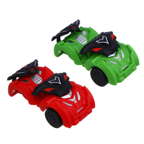 ИГРОЛЕНД Машина трансформирующаяся "Монстро-спиннер", вращение, инерция, ABS, 8,8х14 см, 2 дизайна